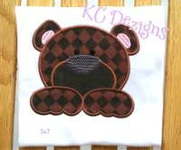 Front and Back Bear Applique