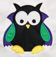 Halloween Owls 02 Applique