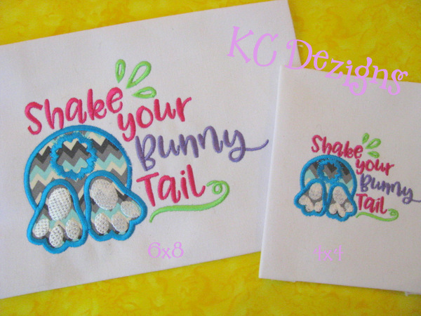 Shake Your Bunny Tail Applique