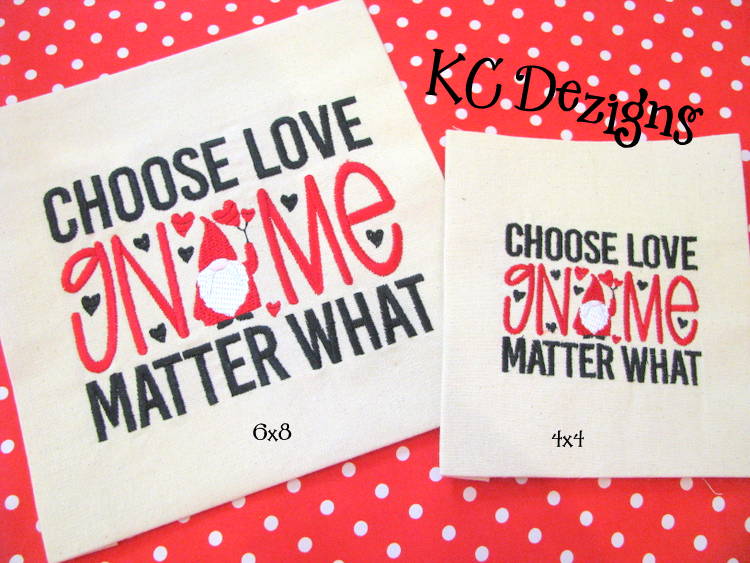 Choose Love Gnome Matter What Valentine