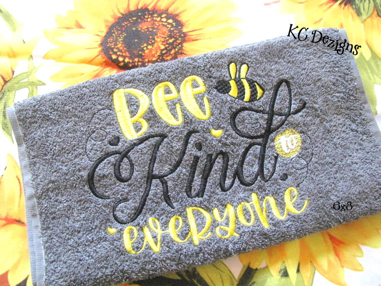 Bee Kind Everyone Embroidery