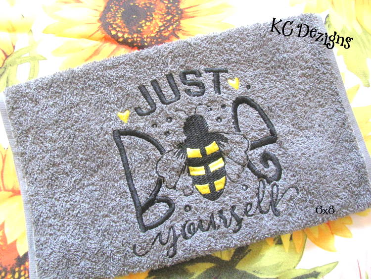Just Bee Yourself Embroidery