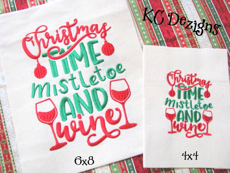 Christmas Time Mistletoe And Wine