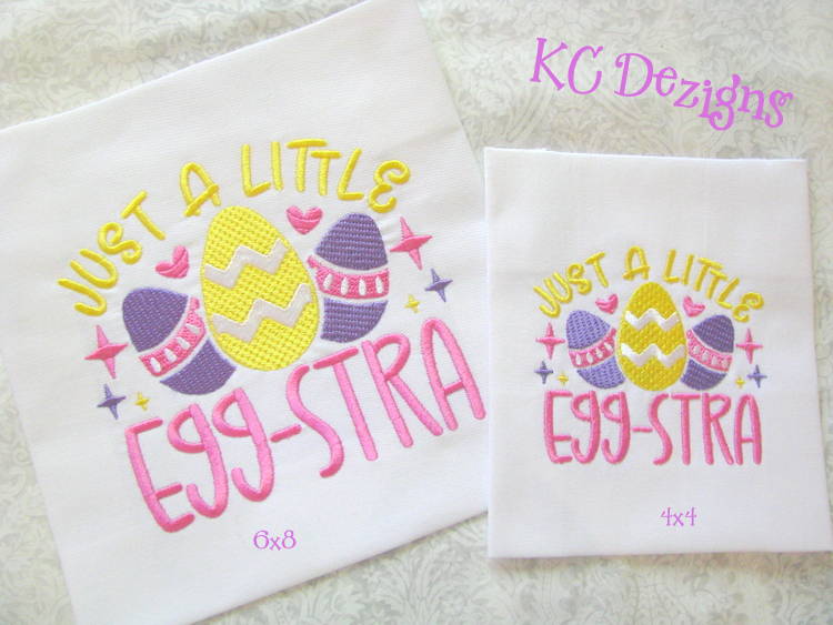 Just A Little EggStra Embroidery