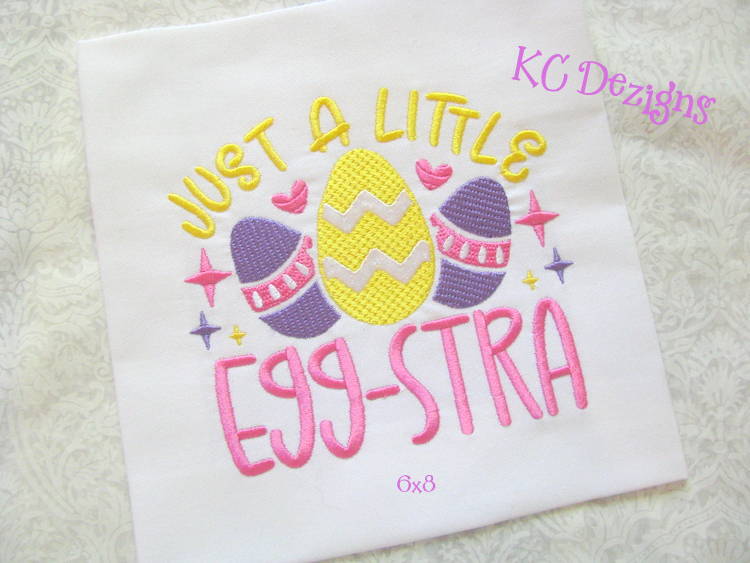 Just A Little EggStra Easter Embroidery