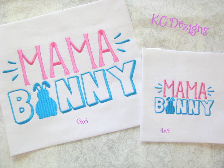 Mama Bunny Embroidery