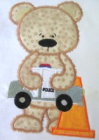 Boy Toy Bear 05 Applique