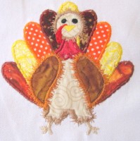 Thanksgiving Turkey Applique