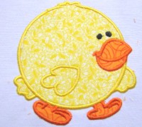 Chubby Chick Applique
