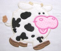 Chubby Cow Applique