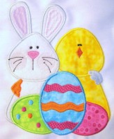 Bunny and Chick Applique