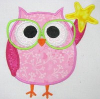 Summer Owls 02 Applique