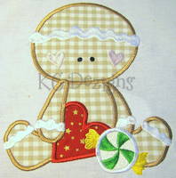 Holiday Gingers 02 Applique