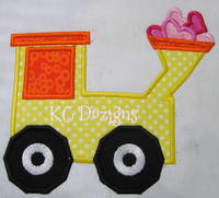 Front Loader With Hearts Applique
