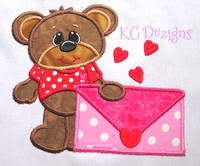 Bearly Love Envelope Applique