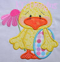 Cute Easter Chicks 01 Applique