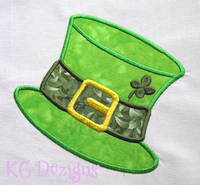 St Patricks Hat Applique