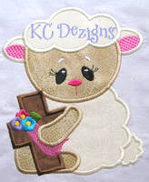Easter Lamb With Cross Applique