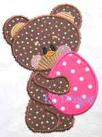Easter Fun Bears 01 Applique