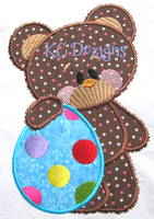 Easter Fun Bears 02 Applique