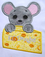 Baby Mouse With Cheese Applique