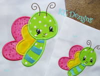 Baby Bug Butterfly Applique