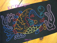 Colourline Fish 03 Embroidery
