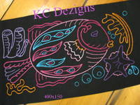 Colourline Fish 05 Embroidery