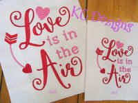 Love Is In The Air Embroidery