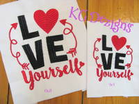 Love Yourself Embroidery