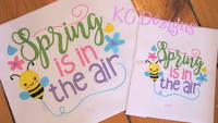 Spring Is In The Air Embroidery