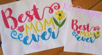 Best Mom Ever Embroidery