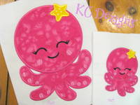 Girly Octopus With Star Applique