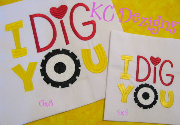 I Dig You Embroidery