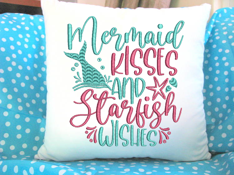 Mermaid Kisses Embroidery