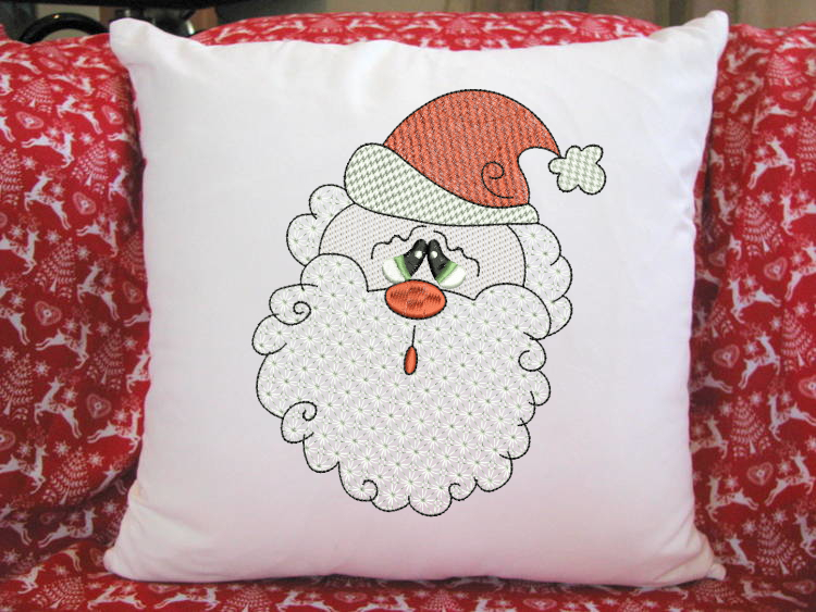 Santa Face 01 Embroidery