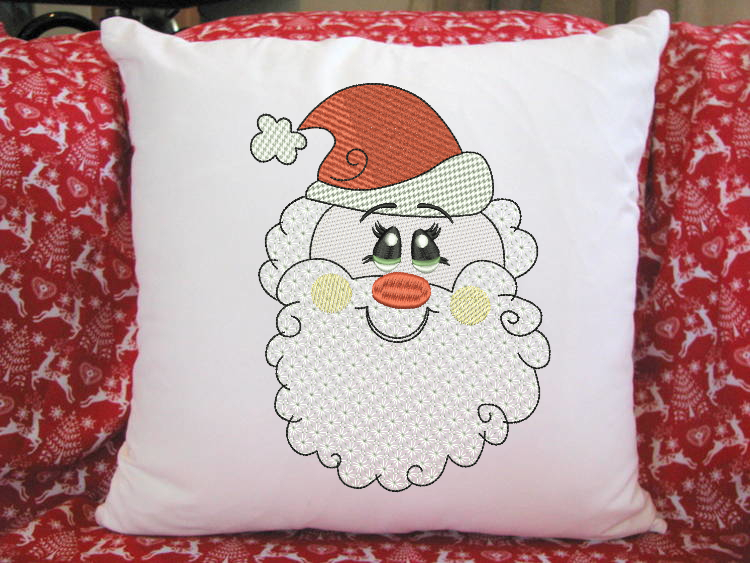 Santa Face 03 Embroidery