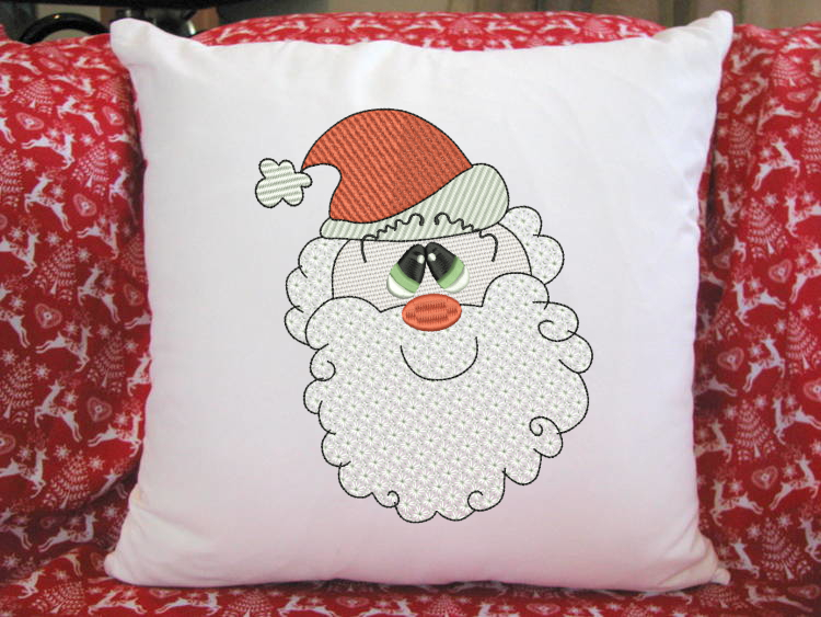 Santa Face 06 Embroidery