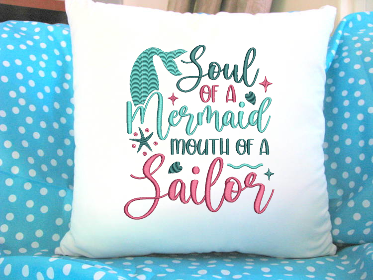 Soul Of A Mermaid Embroidery
